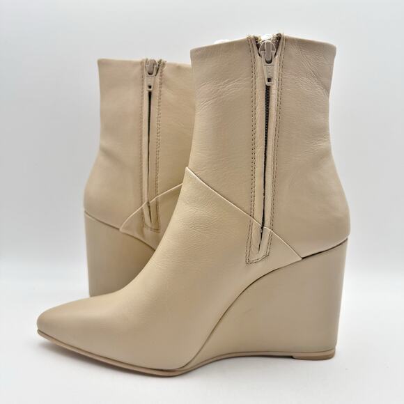 Seychelles Womens Only Girl Wedge Ankle Boots US 6 Tan Leather NIB - Picture 8 of 13